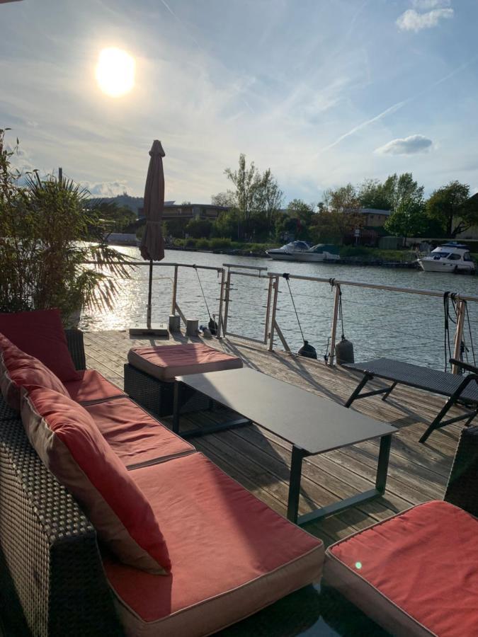 Waterside Living - Hausboot Linz Hotel Exterior foto